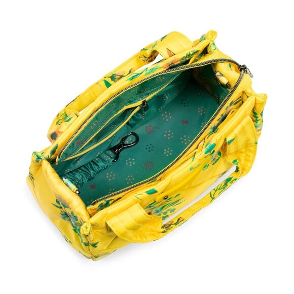 Lug Jitterbug Crossbody Bag Bouquet Yellow Floral Print - Picture 2 of 9